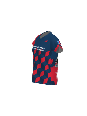 Podiumwear Women's Silver Short Sleeve MTB Jersey - NEW FABRIC 2025!