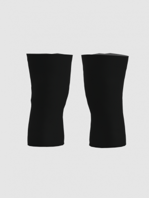 Podiumwear Dyed Black Kneewarmers