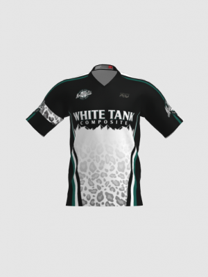 Podiumwear Men's Silver Short Sleeve MTB Jersey