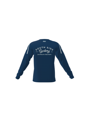 Podiumwear Unisex Silver Long Sleeve Tech Tee - New Fabric 2025!