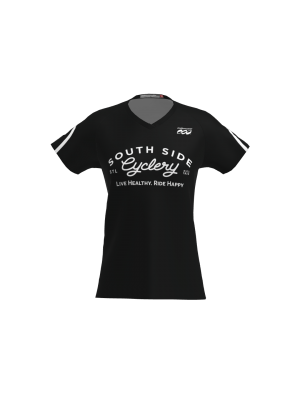 Podiumwear Women's Silver Short Sleeve MTB Jersey - NEW FABRIC 2025!