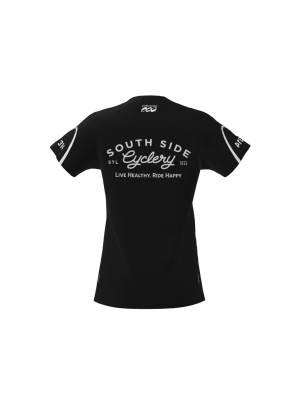 Podiumwear Women's Silver Short Sleeve MTB Jersey - NEW FABRIC 2025!