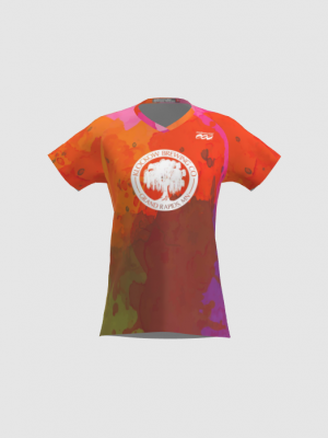 Podiumwear Women's Silver Short Sleeve MTB Jersey - NEW FABRIC 2025!