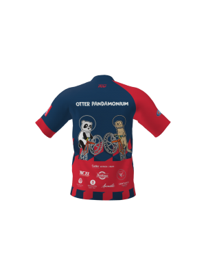 Podiumwear Men's Silver Short Sleeve MTB Jersey - New Fabric 2025!
