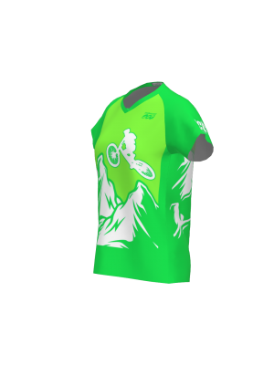 Podiumwear Women's Silver Short Sleeve MTB Jersey - NEW FABRIC 2025!