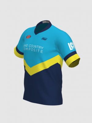 Podiumwear Men's Silver Short Sleeve MTB Jersey - New Fabric 2025!