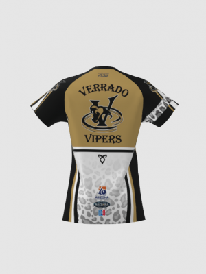 Podiumwear Women's Silver Short Sleeve MTB Jersey - NEW FABRIC 2025!
