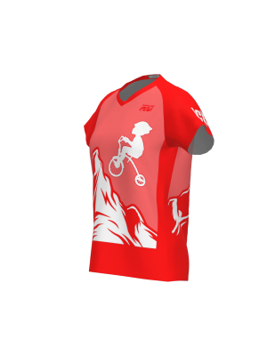 Podiumwear Women's Silver Short Sleeve MTB Jersey - NEW FABRIC 2025!
