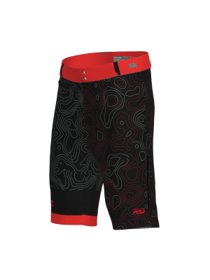 Podiumwear Unisex Silver Traverse MTB Baggie - New Fabric 2025!