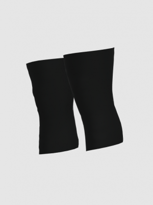 Podiumwear Dyed Black Kneewarmers