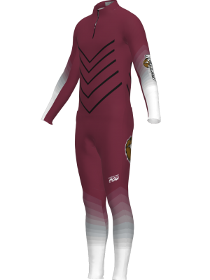 Podiumwear Unisex Gold Two-Piece Race Suit