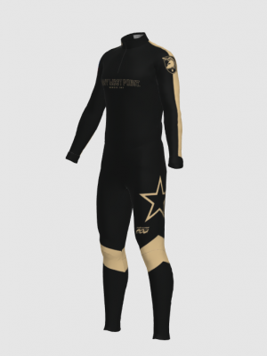 Podiumwear Unisex Silver Two-Piece Race Suit