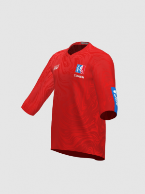 Podiumwear Men's Loose Fit Short Sleeve MTB Jersey (Cycling) Side View