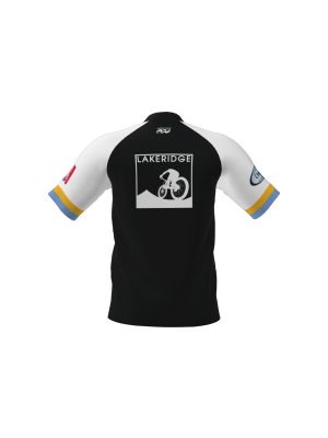 Podiumwear Men's Silver Short Sleeve MTB Jersey - New Fabric 2025!