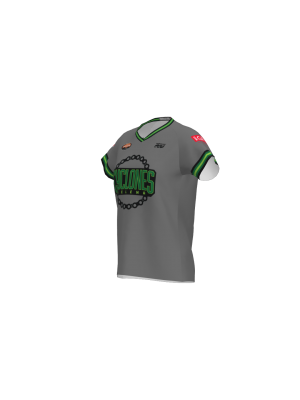 Podiumwear Women's Silver Short Sleeve MTB Jersey - NEW FABRIC 2025!
