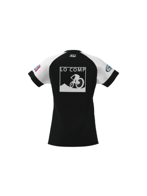 Podiumwear Women's Silver Short Sleeve MTB Jersey - NEW FABRIC 2025!