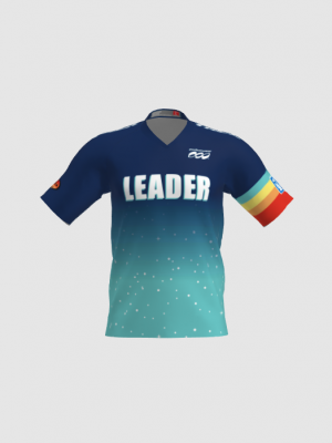 Podiumwear Men's Silver Short Sleeve MTB Jersey - New Fabric 2025!
