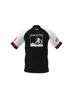 Podiumwear Men's Silver Short Sleeve MTB Jersey - New Fabric 2025!