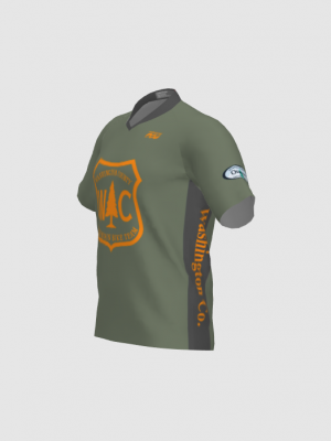 Podiumwear Men's Silver Short Sleeve MTB Jersey - New Fabric 2025!