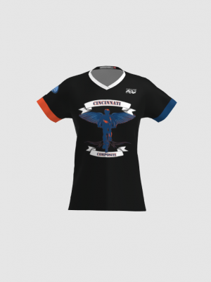 Podiumwear Women's Silver Short Sleeve MTB Jersey - NEW FABRIC 2025!