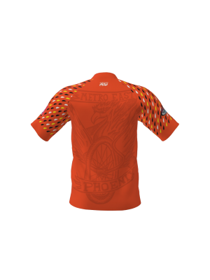 Podiumwear Men's Silver Short Sleeve MTB Jersey - New Fabric 2025!