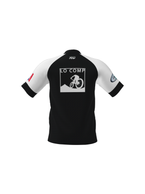 Podiumwear Men's Silver Short Sleeve MTB Jersey - New Fabric 2025!