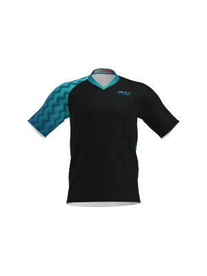 Podiumwear Men's Silver Short Sleeve MTB Jersey - New Fabric 2025!