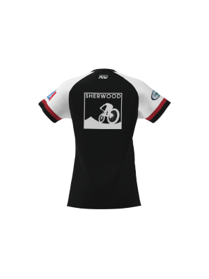 Podiumwear Women's Silver Short Sleeve MTB Jersey - NEW FABRIC 2025!