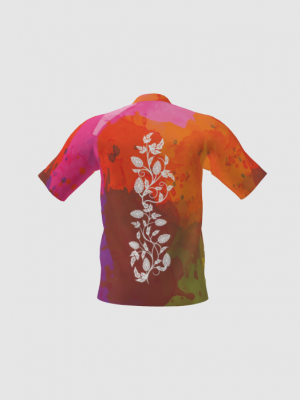 Podiumwear Men's Silver Short Sleeve MTB Jersey - New Fabric 2025!