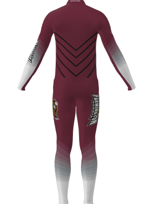 Podiumwear Unisex Gold Two-Piece Race Suit