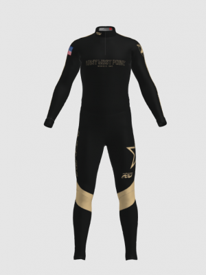 Podiumwear Unisex Silver Two-Piece Race Suit