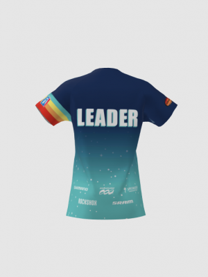 Podiumwear Women's Silver Short Sleeve MTB Jersey - NEW FABRIC 2025!