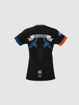 Podiumwear Women's Silver Short Sleeve MTB Jersey - NEW FABRIC 2025!
