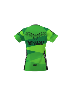 Podiumwear Women's Silver Short Sleeve MTB Jersey - NEW FABRIC 2025!