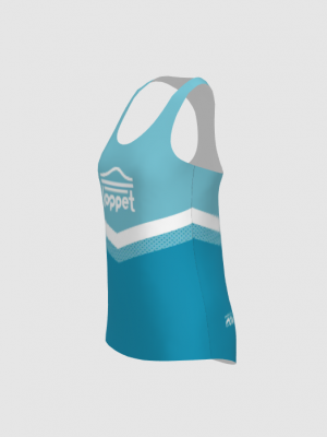 Podiumwear Women's Singlet (Nordic Skiing) Side View