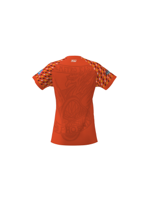 Podiumwear Women's Silver Short Sleeve MTB Jersey - NEW FABRIC 2025!