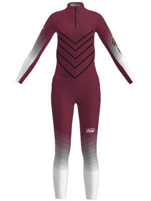 Podiumwear Women's Gold Two-Piece Race Suit