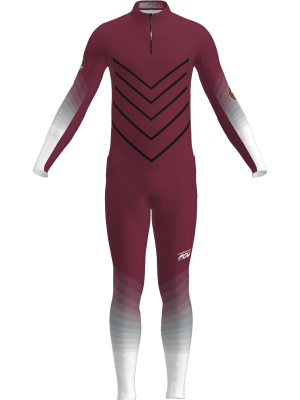 Podiumwear Unisex Gold Two-Piece Race Suit