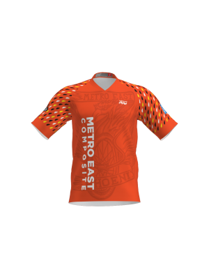 Podiumwear Men's Silver Short Sleeve MTB Jersey - New Fabric 2025!