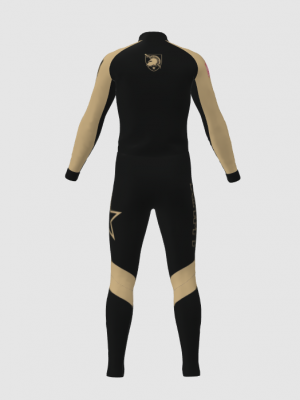 Podiumwear Unisex Silver Two-Piece Race Suit
