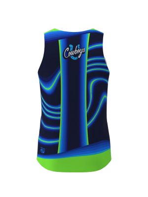 Podiumwear Men's Singlet (Nordic Skiing) Back View