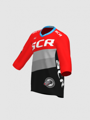 Podiumwear Men's Loose Fit Short Sleeve MTB Jersey - New Fabric 2025!