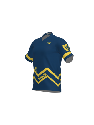 Podiumwear Men's Silver Short Sleeve MTB Jersey - New Fabric 2025!