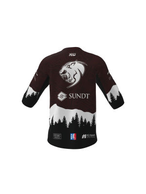 Podiumwear Men's Loose Fit Short Sleeve MTB Jersey (Cycling) Back View