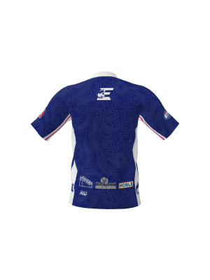 Podiumwear Men's Silver Short Sleeve MTB Jersey - New Fabric 2025!