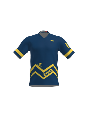 Podiumwear Men's Silver Short Sleeve MTB Jersey - New Fabric 2025!