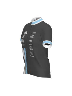 Podiumwear Women's Silver Full Zip Jersey