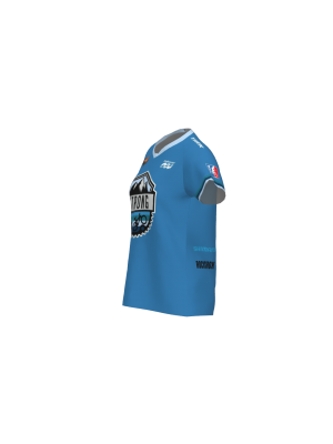 Podiumwear Women's Silver Short Sleeve MTB Jersey - NEW FABRIC 2025!