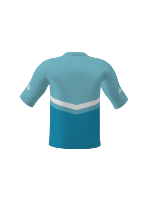 Podiumwear Men's Loose Fit Short Sleeve MTB Jersey (Cycling) Back View