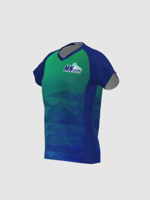 Podiumwear Women's Silver Short Sleeve MTB Jersey - NEW FABRIC 2025!